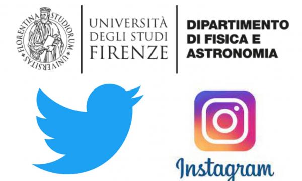 Da oggi anche il Dipartimento ha il suo profilo ufficiale su Instagram. e Twitter! 