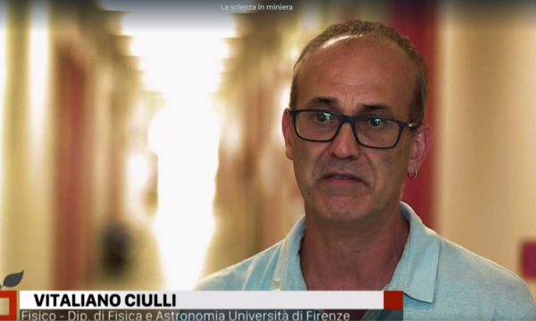 Documentario RAI sulla radiografia muonica, con Lorenzo Bonechi e Vitaliano Ciulli